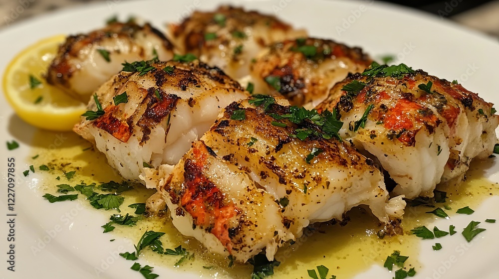 Grilled Lobster Tails with Lemon Butter Sauce - A Culinary Delight Grilled Lobster Tails with Lemon Butter Sauce - A Culinary Delight