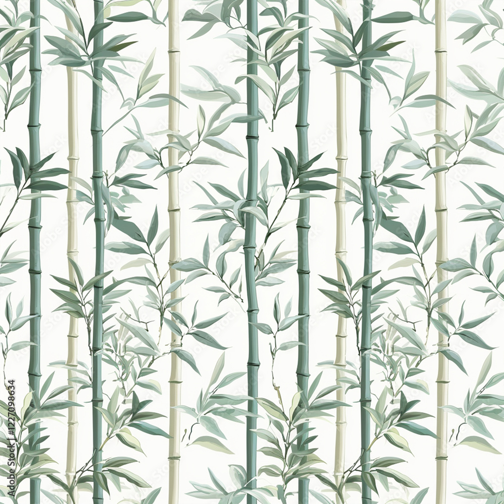 Fototapeta premium seamless pattern with bamboo
