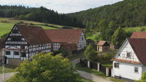 Wallpaper Mural Open-air museum in Hohenfelden in Thuringia from the air Torontodigital.ca