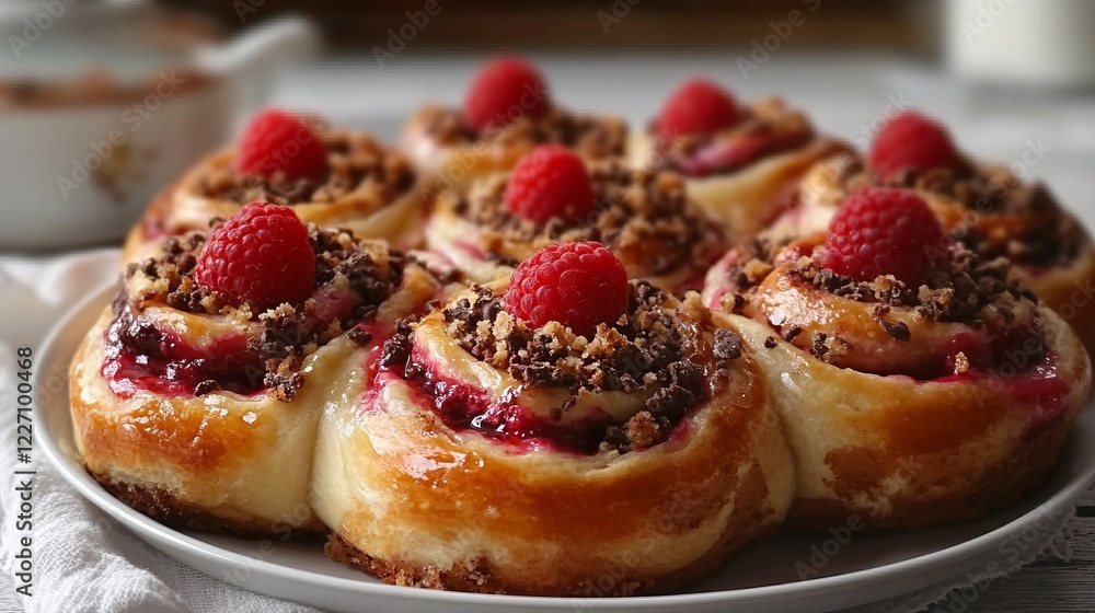 Scrumptious Raspberry Chocolate Rolls: A Sweet Delightful Treat Scrumptious Raspberry Chocolate Rolls: A Sweet Delightful Treat
