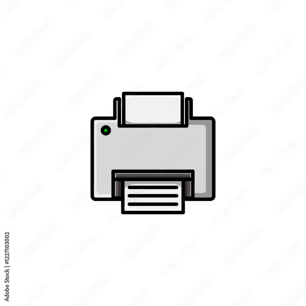 Graphic of a Printer Icon Graphic of a Printer Icon