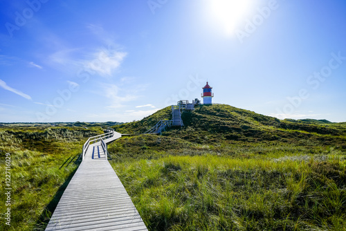 Canvastavla View of the dunes on the North Frisian island of Amrum