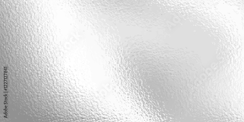 Silver gradient background. Foil paper, glitter effect. Chrome metal grey pattern. Gradation noise texture. Vector abstract illustration for web, card, bg, certificate design
