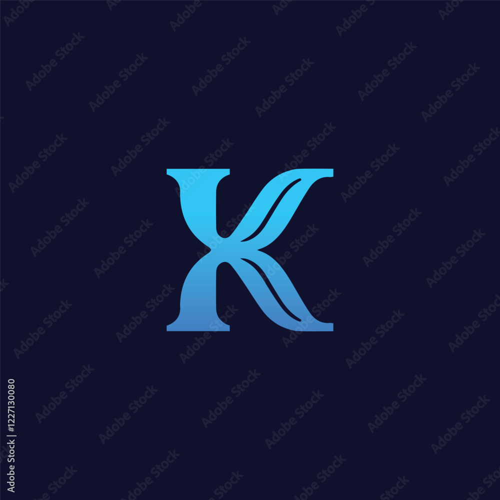 Initial logo design in vector template Initial logo design in vector template