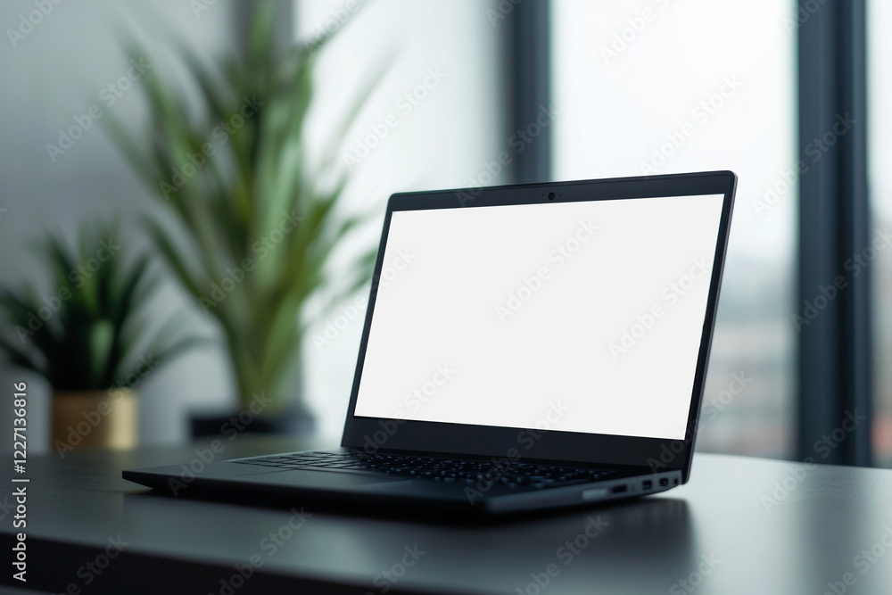 Fototapeta premium laptop, smart device mockup