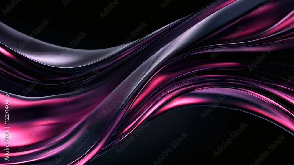 Abstract Purple and Black Liquid Flowing Design Abstract Purple and Black Liquid Flowing Design