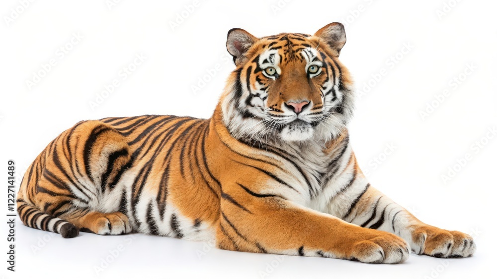 Obraz premium bengal tiger isolated on white
