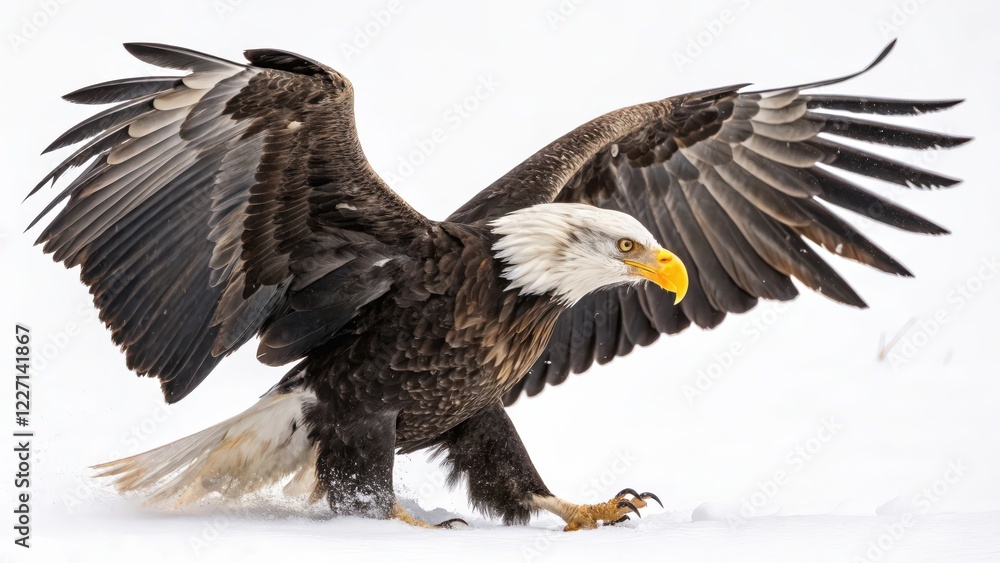 american bald eagle on a white background american bald eagle on a white background