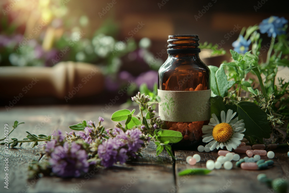 Homeopathic Remedy with Fresh Herbs Homeopathic Remedy with Fresh Herbs