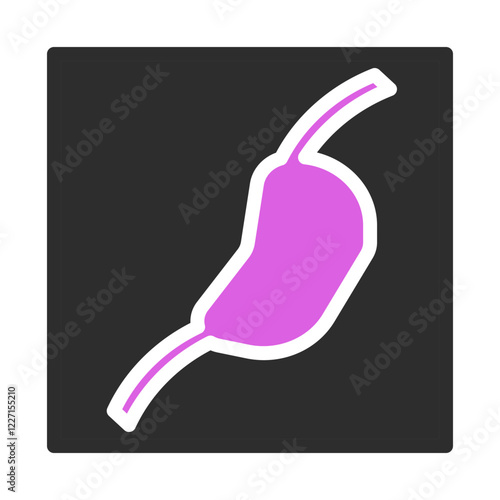 Human Stomach Digestive System Anatomical Illustration
