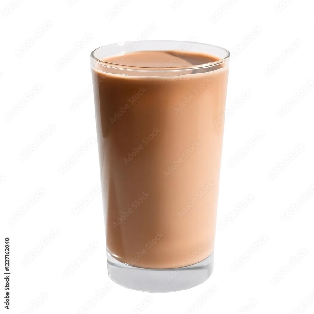 glass with chocolate milk isolated on transparent background glass with chocolate milk isolated on transparent background
