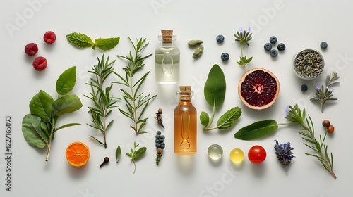 Natural ingredients extracted into natural oils.
