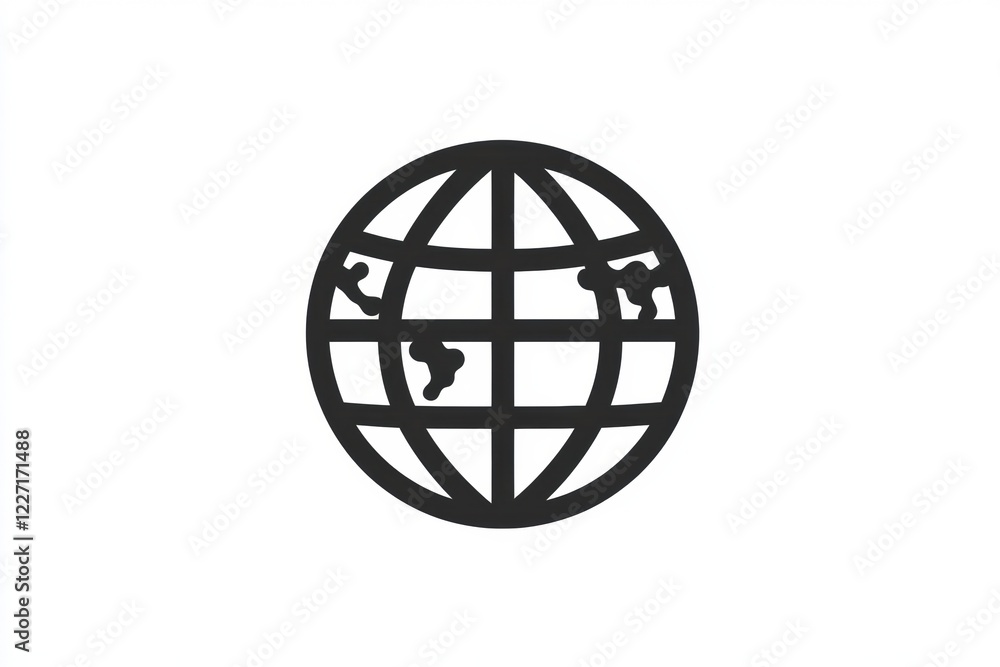 Global connectivity symbol representing online communication and information exchange across borders. Generative AI Global connectivity symbol representing online communication and information exchange across borders. Generative AI