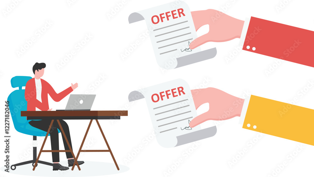 Fototapeta premium recruitment，hiring，a talented person