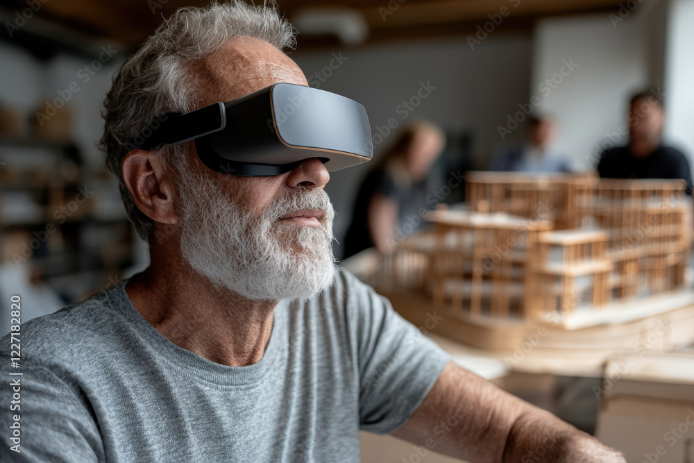 Virtual Reality Architect Concept Virtual Reality Architect Concept