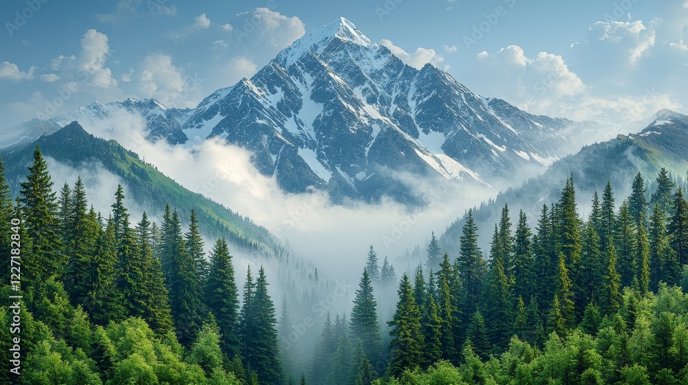 Banff National Park - A dramatic landscape along the Icefields Parkway, Canada