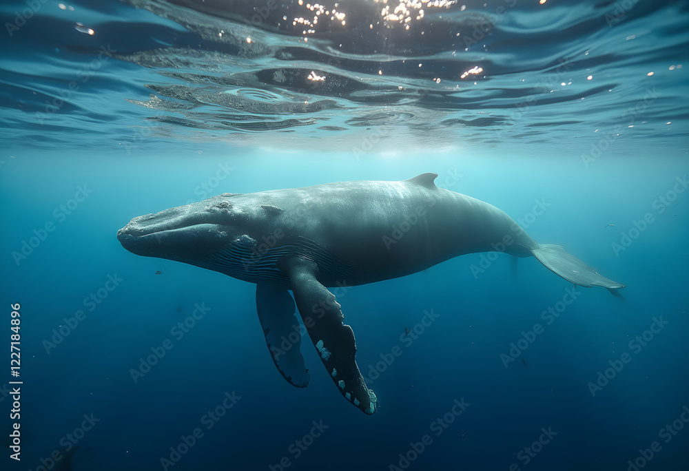 Obraz premium Majestic Giants of the Sea: The Fascinating World of Whales