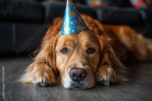 A postcard commemorating a birthday for animal enthusiasts shows cuddly pets enjoying their special day, illustrated with their favorite creatures photo