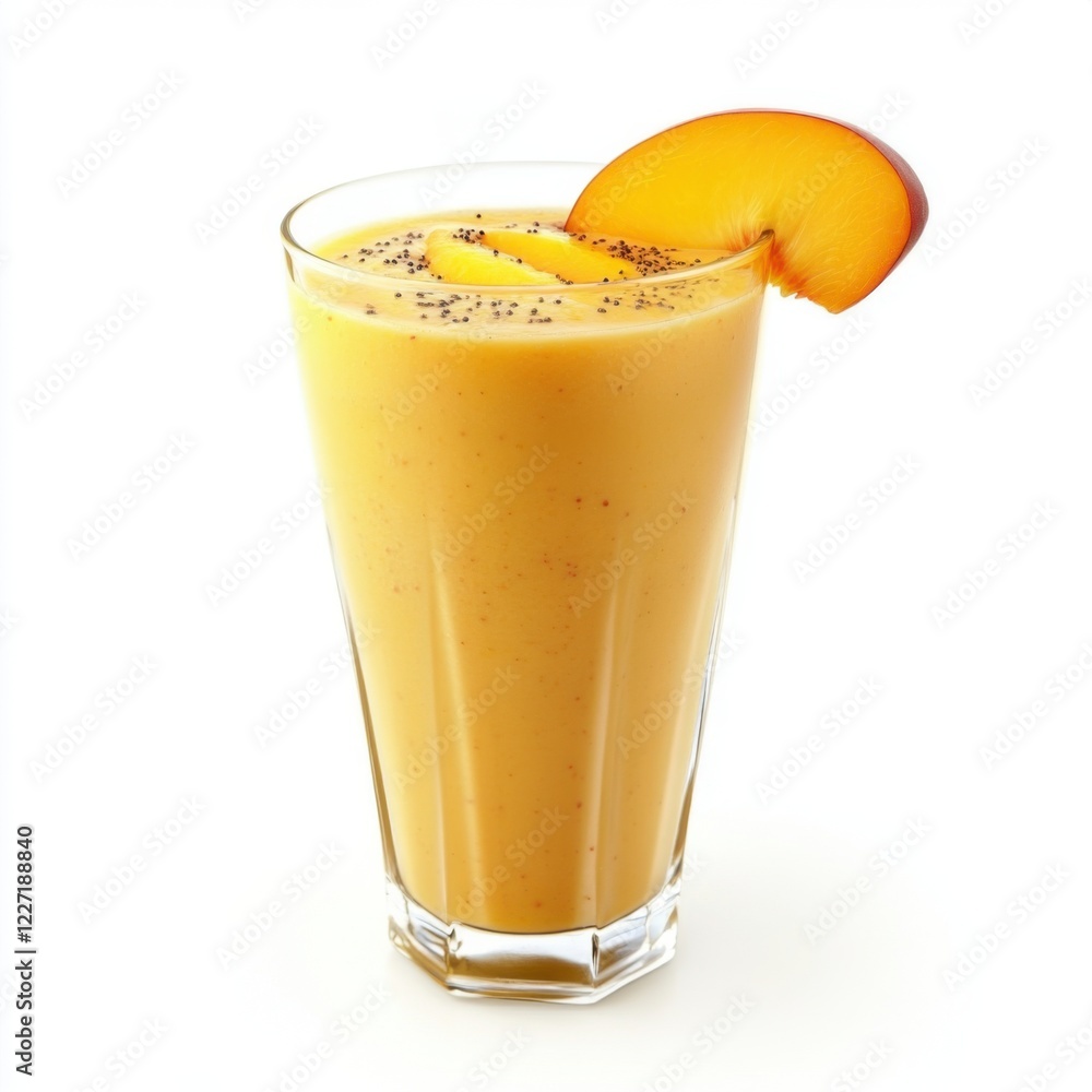 smoothie made from ripe peaches mango smoothie made from ripe peaches mango