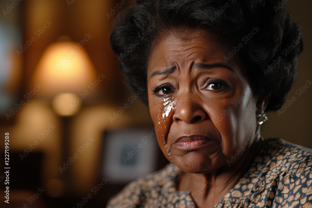 Emotional Senior Woman in Tears Emotional Senior Woman in Tears