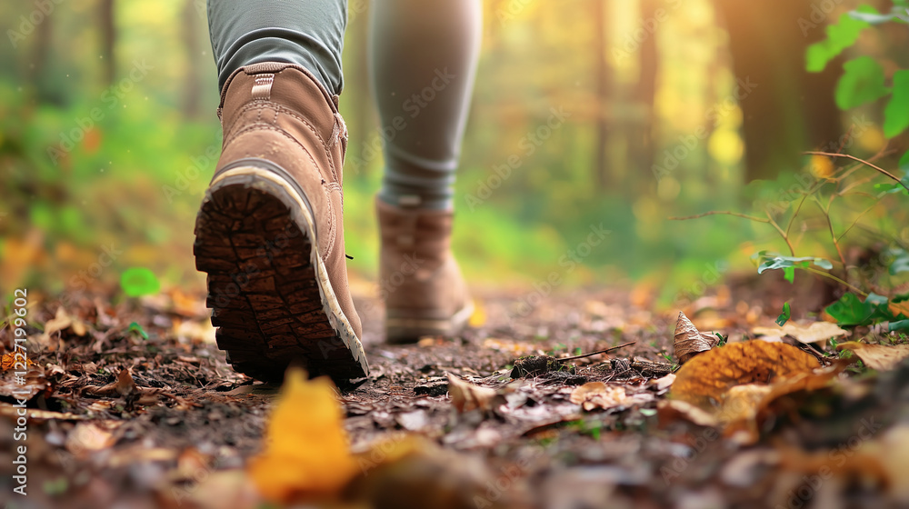 Hiking for Wellness in Lush Green Trails Hiking for Wellness in Lush Green Trails