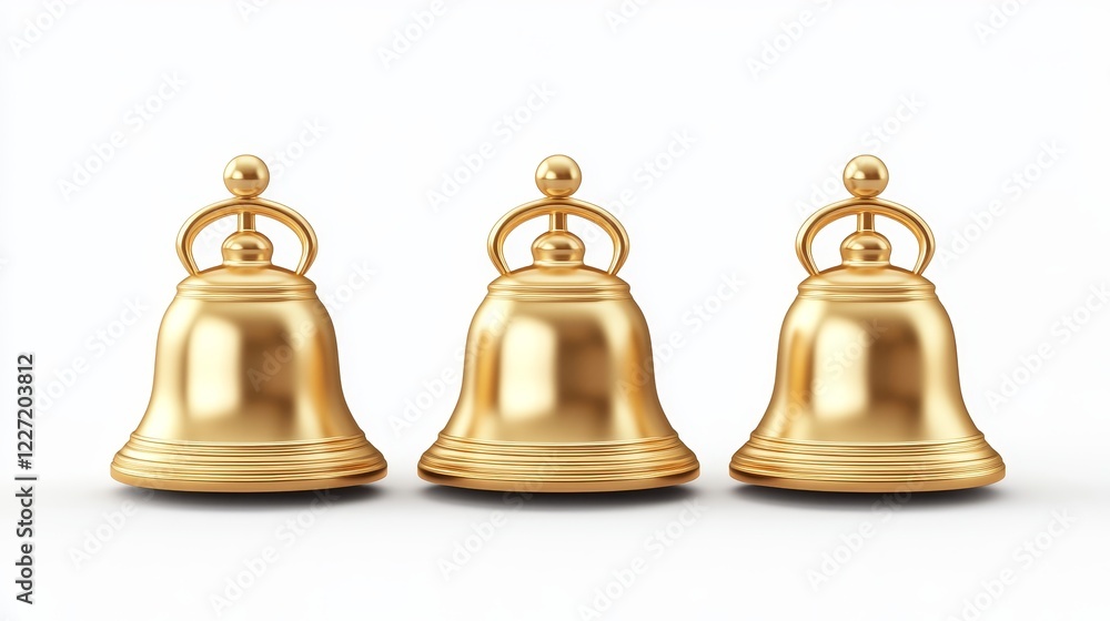 Notification bell icon set. Alarm symbol. Incoming message symbol. Bell for subscribe, alarm and push chat alert. New notification, reminder. Golden bell. Notification bell icon set. Alarm symbol. Incoming message symbol. Bell for subscribe, alarm and push chat alert. New notification, reminder. Golden bell.