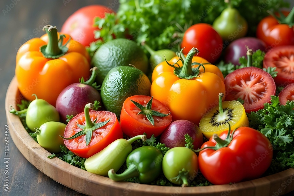 vegetables on a plate vegetables on a plate