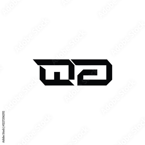 QJ monogram logo design letter text name symbol monochrome logotype alphabet character simple logo photo