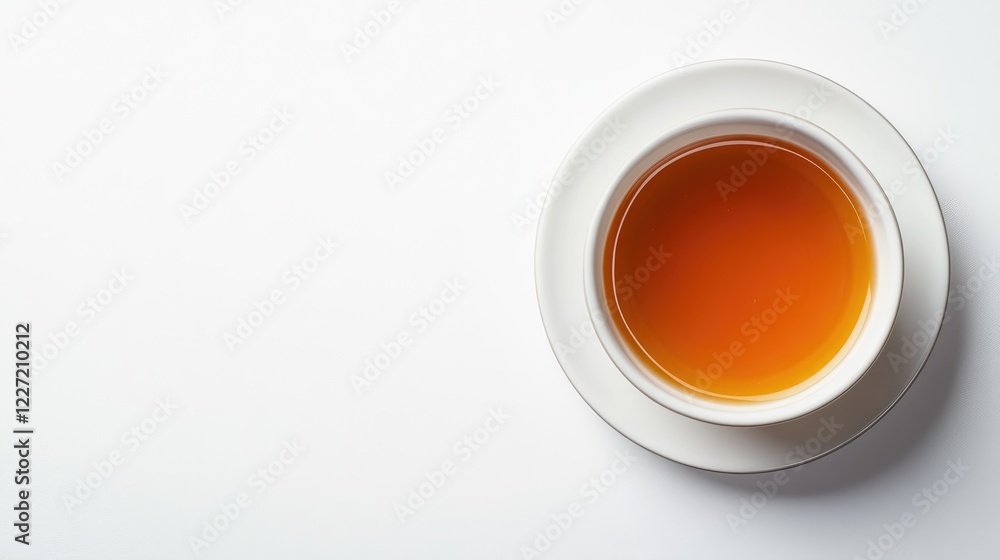 Honey in a plate top view on white background. Honey in a plate top view on white background.