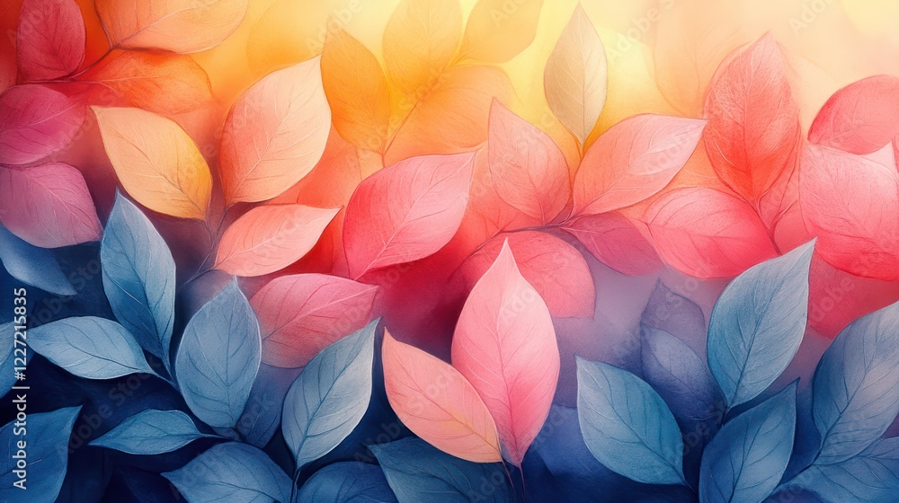 custom made wallpaper toronto digitalAutumn Leaves: A Symphony of Warm and Cool Hues