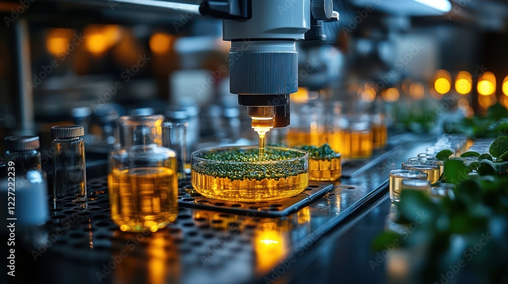 Automated Plant Research: Microscopic Analysis of plant cells in a modern laboratory Automated Plant Research: Microscopic Analysis of plant cells in a modern laboratory