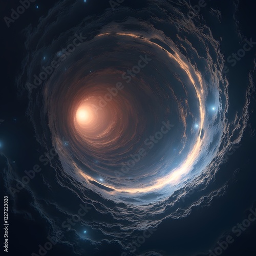 a wormhole leading to a paradoxical world where the laws of physics no longer apply