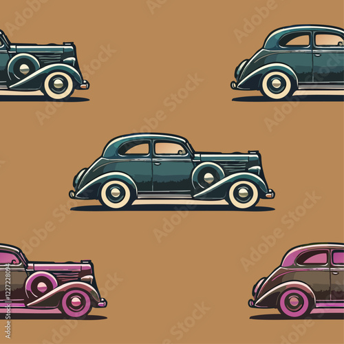 vintage-inspired vector sty