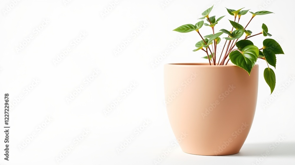 Empty Flowerpot Isolated - High Resolution Studio Shot Empty Flowerpot Isolated - High Resolution Studio Shot