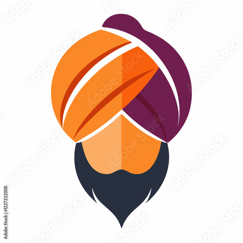 Vector illustration of turban