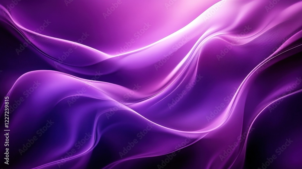 Elegant Abstract Waves Flowing in Shades of Purple and Violet Perfect for Background Designs Elegant Abstract Waves Flowing in Shades of Purple and Violet Perfect for Background Designs