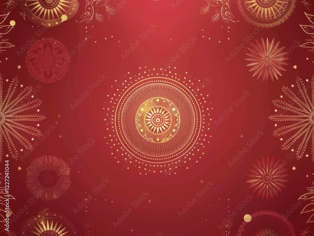 Red and Gold Abstract Background Red and Gold Abstract Background