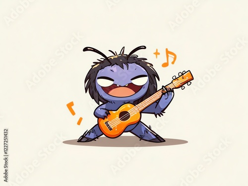 Groovy Monster Jammin' with Ukulele photo