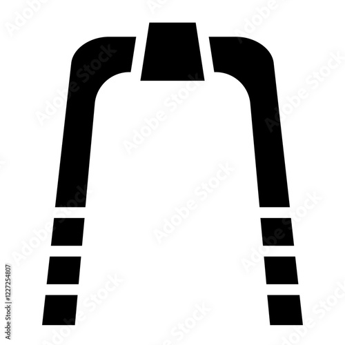 Triceps Rope Cable Glyph Icon