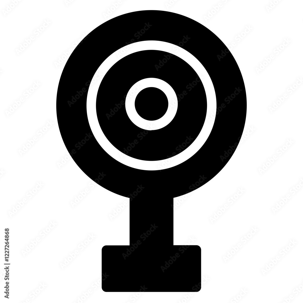 Security Cctv Camera Glyph Icon Security Cctv Camera Glyph Icon