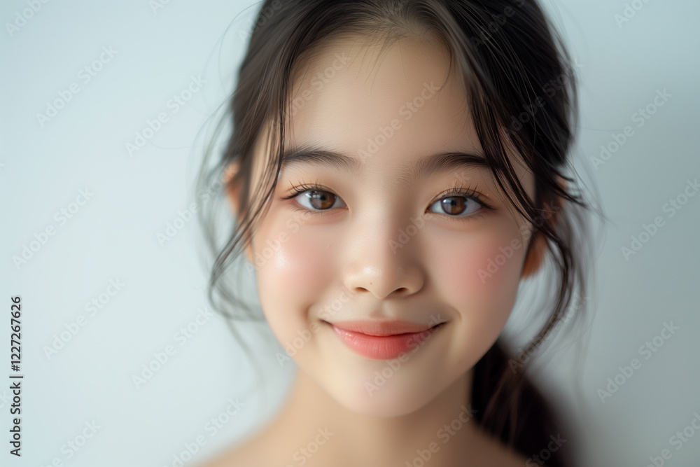 Beautiful young female with perfect skin. Natural beauty, cosmetics, skin care concept. Copy space Beautiful young female with perfect skin. Natural beauty, cosmetics, skin care concept. Copy space