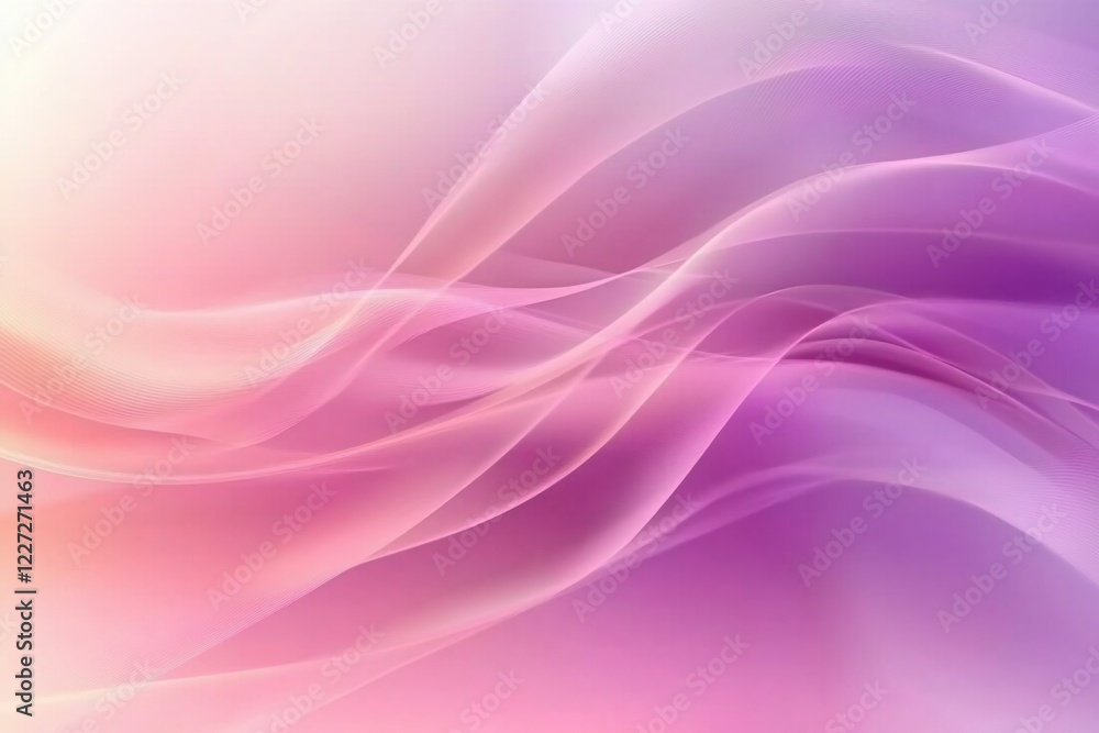 Abstract waves of soft pink and purple hues flowing gracefully, creating a serene background for design Abstract waves of soft pink and purple hues flowing gracefully, creating a serene background for design