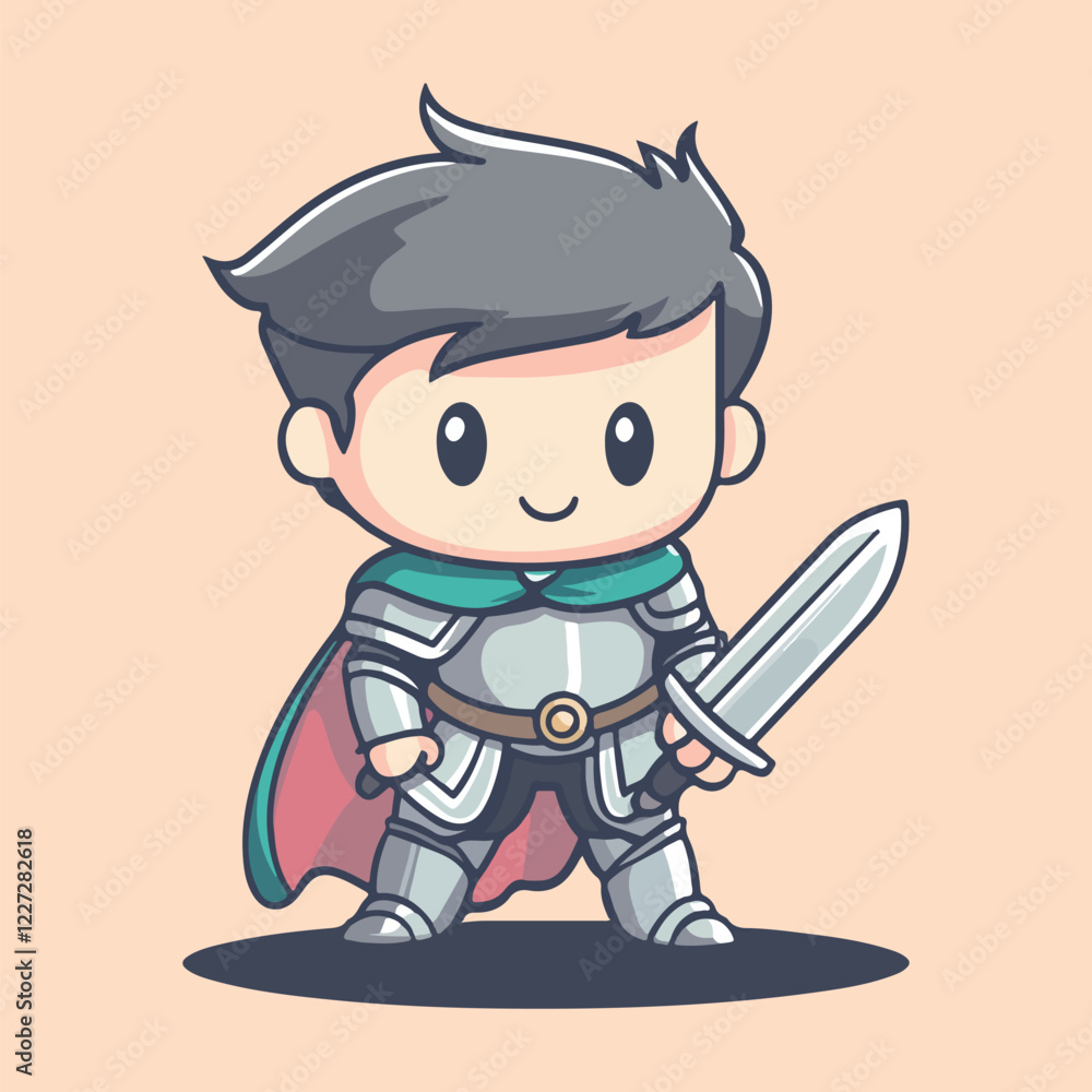 A Battle Worrier vector illustration
