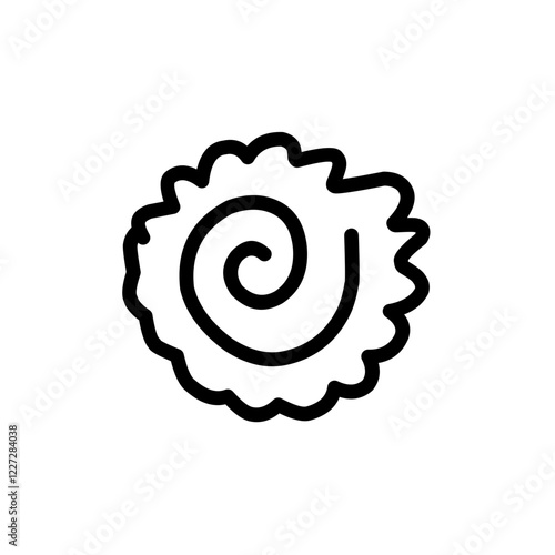 Line icon of Ramen crackers