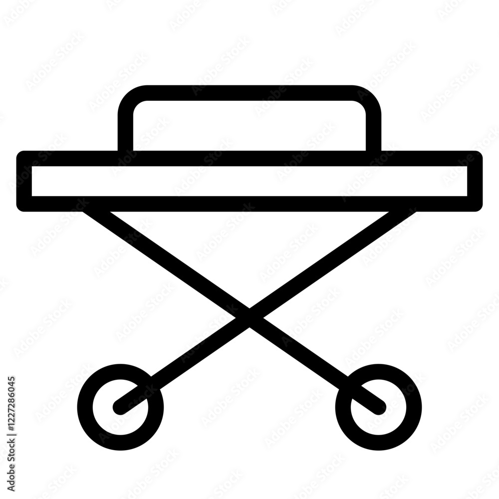 RISK HOSPITAL COUCH icon in vector illustration RISK HOSPITAL COUCH icon in vector illustration