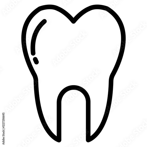 dental icon in vector illustration