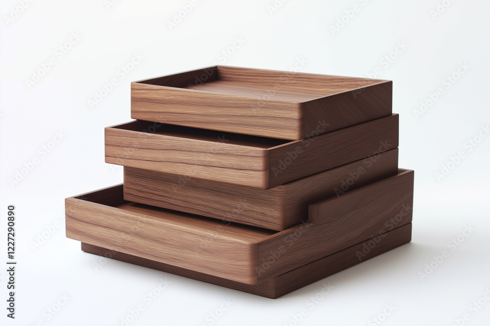 Minimalist Drawers Featuring a Wood Veneer Finish: A Touch of Nature Minimalist Drawers Featuring a Wood Veneer Finish: A Touch of Nature