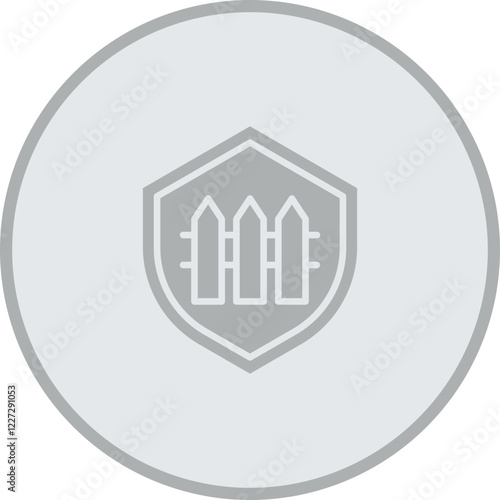 Fotografie Level Crossing Vector Icon Design