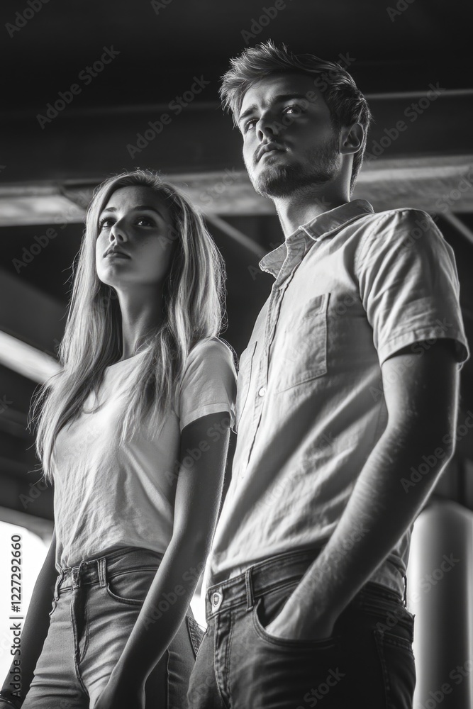 Obraz premium Couple Standing Together