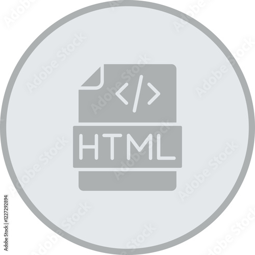 HTML Vector Icon Design